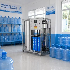 500LPH 3200GPD Reverse Osmosis System with Storage Tank, 304 Stainless Steel