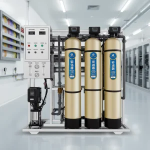 500LPH Commercial Fully Automatic Reverse Osmosis Pure Water Machine RO Water Treatment Equipment with PLC Control