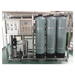 500LPH Factory Dual-Stage RO Water System 220V SS304 Pump Purified Reverse Osmosis Water