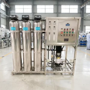 500LPH Industrial Reverse Osmosis Purification Plant with Pump and PLC