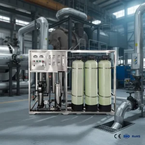 500LPH Industrial Reverse Osmosis System for Boiler Pretreatment and High Purity Water Filtration