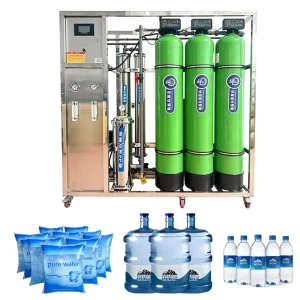 500LPH Industrial Reverse Osmosis Water System with Quartz Sand Activated Carbon Filter Resin Softener RO Water Purifier Filter