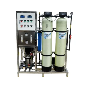 500LPH Industrial Water Filter Reverse Osmosis Water Purification System Machinery