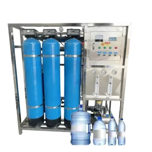 500LPH Reverse Osmosis System Water Treatment Machinery Filtration Plant Water Purification