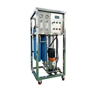 500lph 1000lph Reverse Osmosis Water Refilling Station Machine with Pump and Three Pre treatment Tanks for Home Use