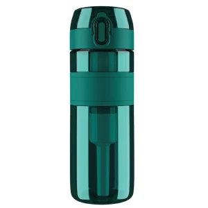 500ml Activated Carbon Water Filtration Bottle for Hiking RV and Car Use