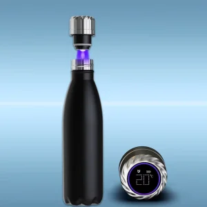 500ml UV Water Purifier Self-Cleaning Smart Thermal Vacuum Flask Sports Water Bottle