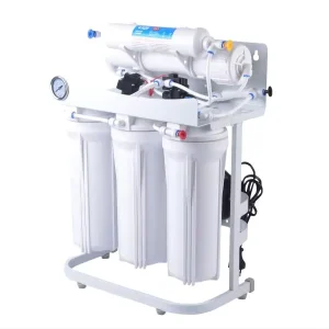 50GPD 5 Stage Reverse Osmosis System Under Sink Water Filter R O Filtration Purified Faucet Tap Water Filter for Kitchen Use