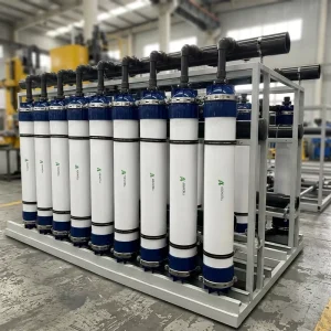 50T Underground River Water Purification System with UF Membrane