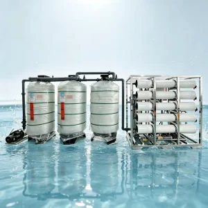 5T Per Hour Pure Water Machine Sachet Set Water Treatment Equipment with FRP Membrane Shell