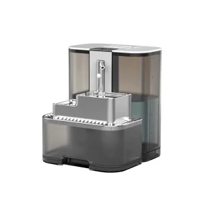 6 Filter Cartridge Clean 3L Large Capacity Stainless Steel Pet Drinking Water Dispenser Automatic Flowing