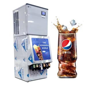 6-Flavor Beer, Juice and Soda Fountain Beverage Dispenser Machine with Ice
