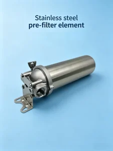 6 Inch and 10 Inch Stainless Steel 304 Housing High-Pressure 40 Micron Mesh Prefilter Cartridge