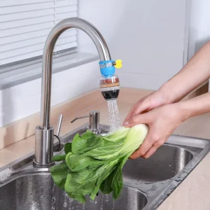 6 Layers Plastic Universal Faucet Water Filter Tap Purifier with Coconut Charcoal Nozzle for Household Kitchen Sink