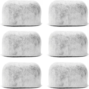 6 Pack Coconut Shell Activated Carbon Water Filter Non woven Fabric Coffee Machine Filter Compatible with NIN JA ES601 655 701