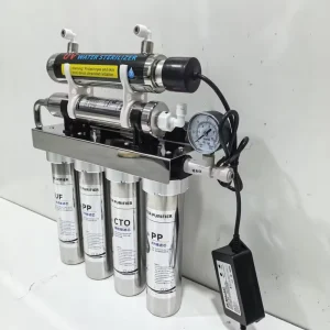 6-Stage Activated Carbon Commercial Water Purifier with Manual Ultrafiltration UV System for Direct Drinking Water and Soft Water