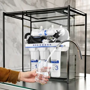6 Stage Electric Portable Under Sink Filter RO Water Purifier Machine With RO Membrane Filter System Commercial