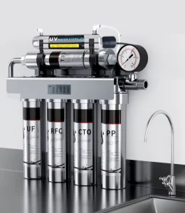 6-Stage Stainless Steel UV Water Purifier with UV Lamp