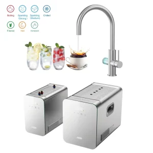 6 in 1 Under Sink Water Dispenser Soda Water Sparkling Water Chiller Instant Boiling Water System Hot Cold Water Faucet