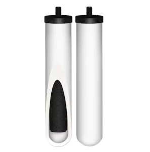 60-Pack Nano 10 Inch Ceramic Membrane Water Filter Purifier Table Faucet Carbon Cartridge Candle for Household and Hotel Use