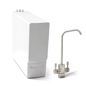 600 GPD Electric Under Sink 4 Stage Reverse Osmosis Water Filter System Smart Faucet TDS Monitoring for Hotel Household Use
