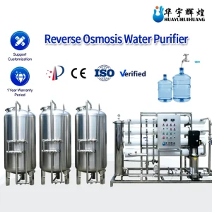 6000 Liter Reverse Osmosis Water Purification Plant Full Form Machinery PLC 380V Pump Storage Treatment Hotels 1 Year Warranty