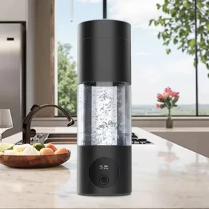 6000PPB 1600mAh Rechargeable PC 260ml App Controlled Portable USB Battery Hydrogen Water Generator Bottle for Household Outdoor