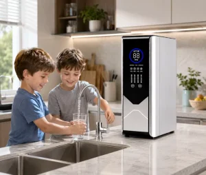 600GPD Electric 5-Stage Under-Sink Reverse Osmosis Water Filter System for Household Use