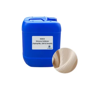 60834 Textile Silicone Softener for Cotton and Synthetic Fibers Finishing Process with Hydrophilicity