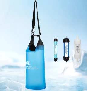 6L Portable Foldable Camping Water Storage Filter Bag