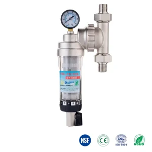 6T 304 Stainless Steel 316 Mesh Manual Water Pre-Filter System for Whole House, RV and Car Use