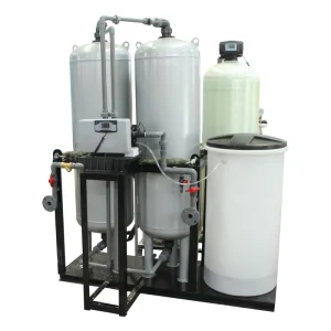6m3/Hour Twin Alternating Water Softener for Dissolved Mineral and Hardness Salt Removal