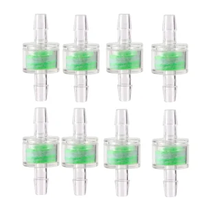6mm Aquarium Inline Water Filter Mini Clear Plastic Fish Tank Hose Filter for Air Pump Water Purification