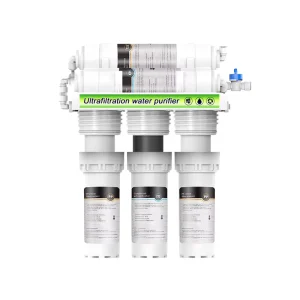 7 Inch Manual Tankless Drinking Water Filter System with UF Membrane Under Sink for Home Use