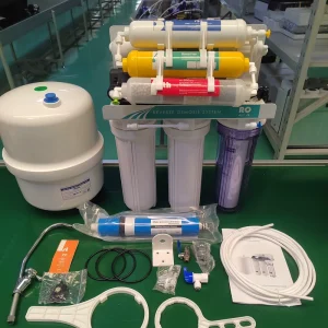 7-Stage 100 GPD Reverse Osmosis Water Filter System with Alkaline Filtration for Home Use