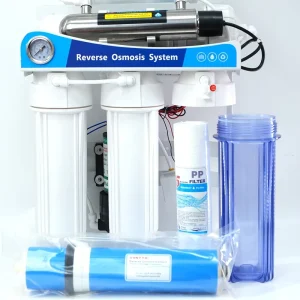 7-Stage 600G Household Multifunctional Reverse Osmosis Water Filtration System with Plastic Tankless Design for Hotels