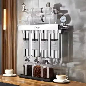 7-Stage 600GPD Stainless Steel Reverse Osmosis Water Purifier System for Household and Hotel Use, Drinking Tap and Well Water Filter