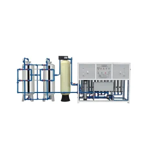 7-Stage Reverse Osmosis Water Filter with PLC, Motor, Gear, Pump, and Pressure Vessel, 2000 L/H Capacity