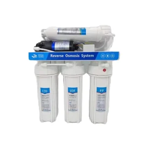 7 Stage Under Sink Alkaline Reverse Osmosis Electric Self Cleaning Automatic Shut Off 100 GPD Household Water Filter