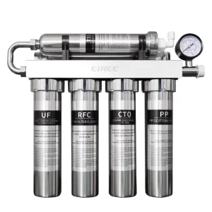 7-Stage Under Sink UF Water Filter, Portable Manual, 0.01 Micron Filtration for Household Outdoor RV Use
