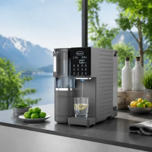 7 in 1 Smart Hydrogen Water Dispenser Hot Cold Water Purifier Alkaline Drinking Fountain RO UVC Filter Machine for Home Use