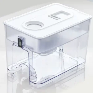 7.5L Portable Tabletop Gravity Water Filter Dispenser Chlorine Metal and Sediment Removal with Water Quality Testing