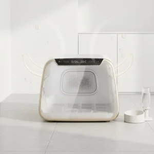 70L Bathroom Pet Drying Box 52dB Quiet Negative Ion Feature
