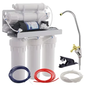 75 GPD 5-Stage Electric Alkaline RO Water Purifier Reverse Osmosis Filter System for Home and Hotel Use