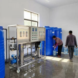750L H Portable Commercial Reverse Osmosis RO Pure Water Treatment System for Groundwater & Brackish Water Purification