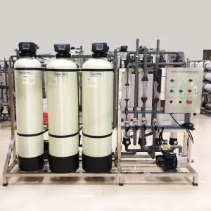 750L/Hour RFP Fiberglass Reverse Osmosis System with PLC and Engine