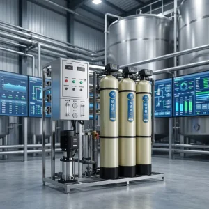 750LPH Commercial RO Pure Water Machine Reverse Osmosis Water Purifier Treatment Equipment with 1 Year Warranty Pump