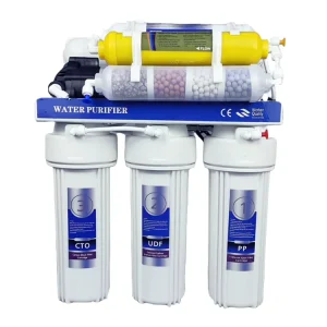 75W 100G 8-Stage Alkaline Mineral Reverse Osmosis Self-Cleaning Electric Water Filter System 24-Month Filter Life for Hotel