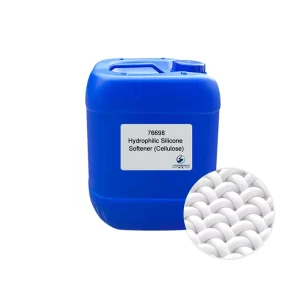 76698 Ultra-Soft Silicone Softener for Cotton and Chemical Fibers Textile Finishing Process with Hydrophilicity