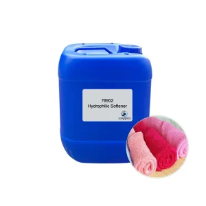 76902 Hydrophilic Silicone Softener for Cellulose Fiber Cotton Fabric with Soft Fluffy Finish